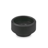 DIN 6303 Knurled Nut Steel Blackened